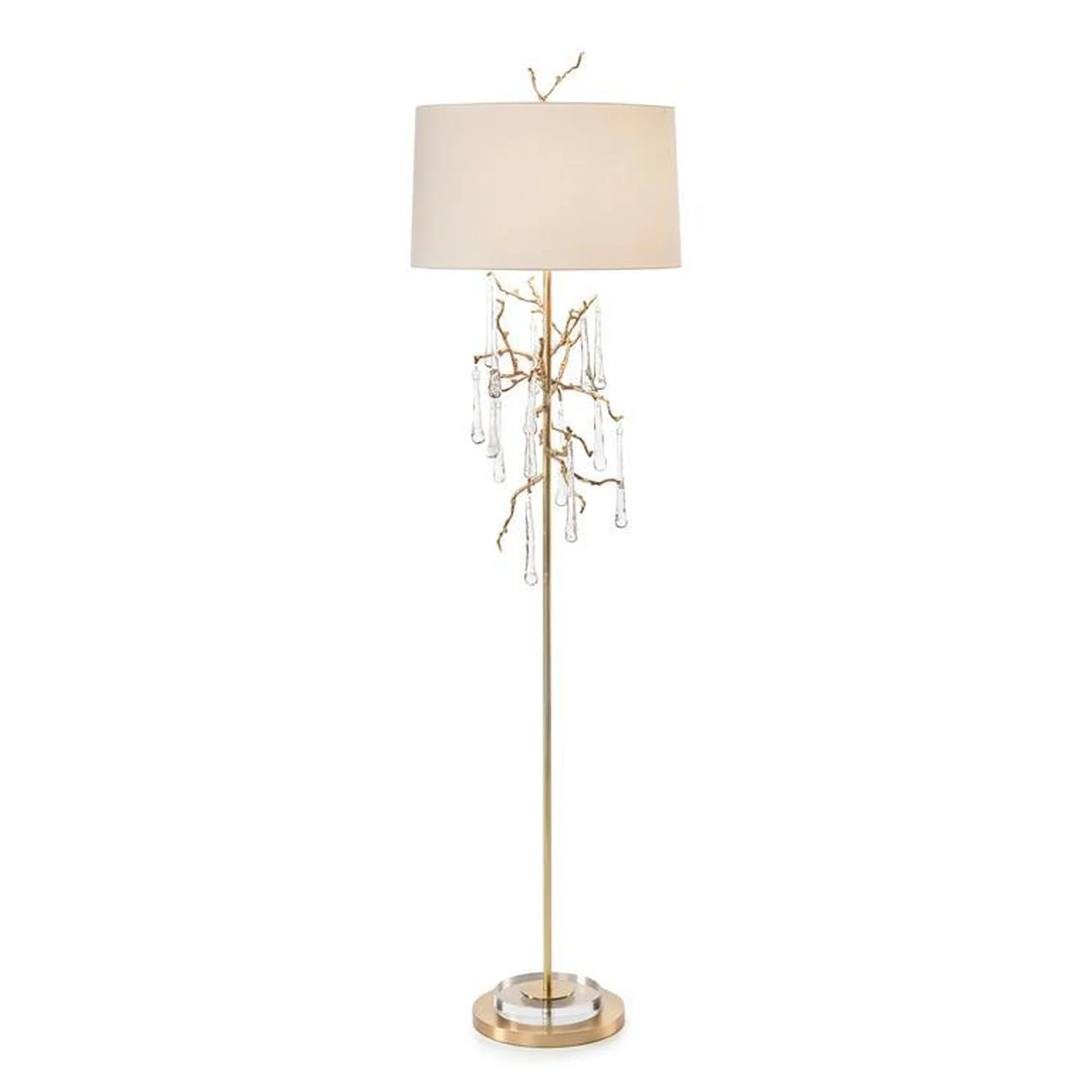 John Richard Crystal Drip Floor Lamp - Image 1