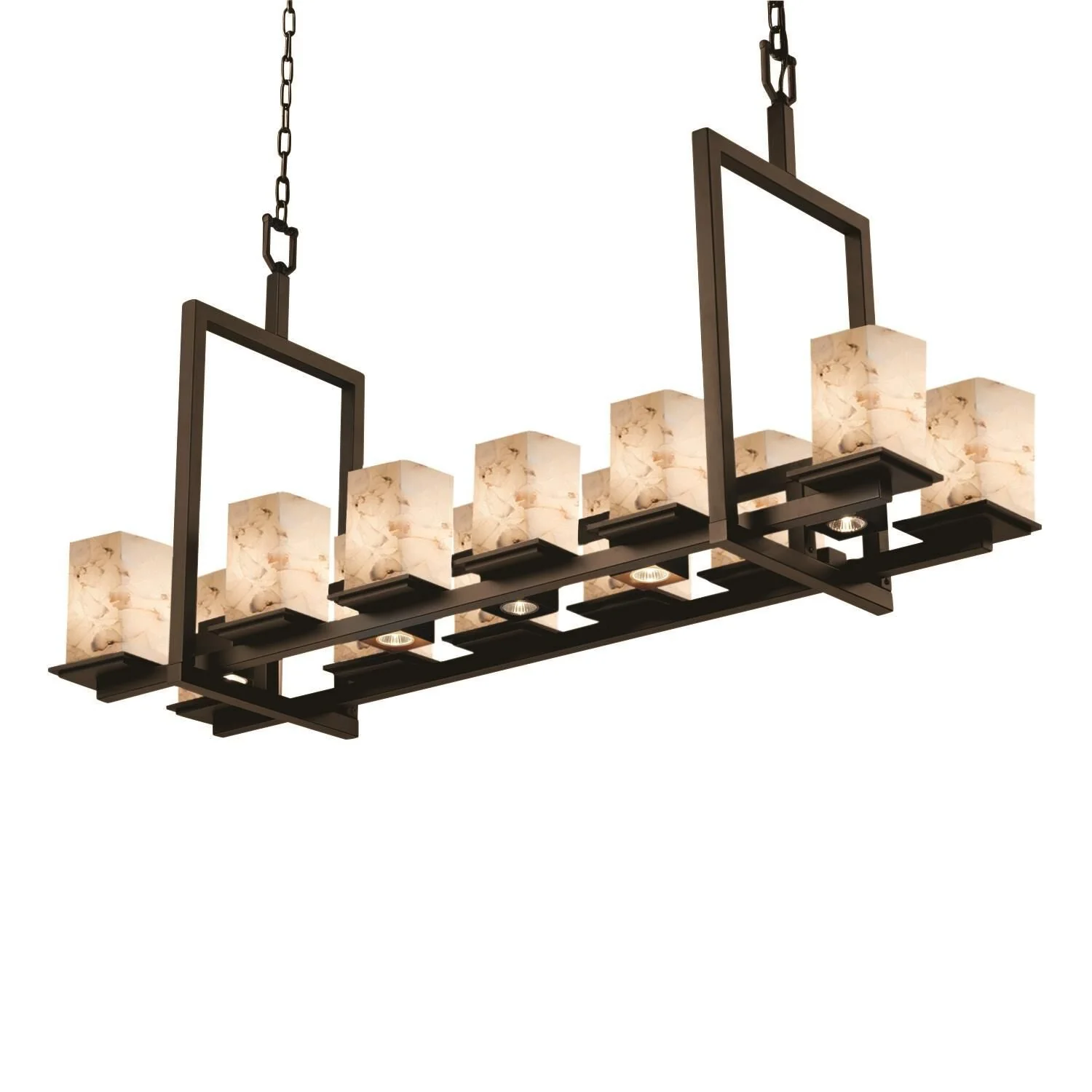 Justice Design Group Alabaster Rocks 51 Inch 12 Light Chandelier Cp124326 - Image 1