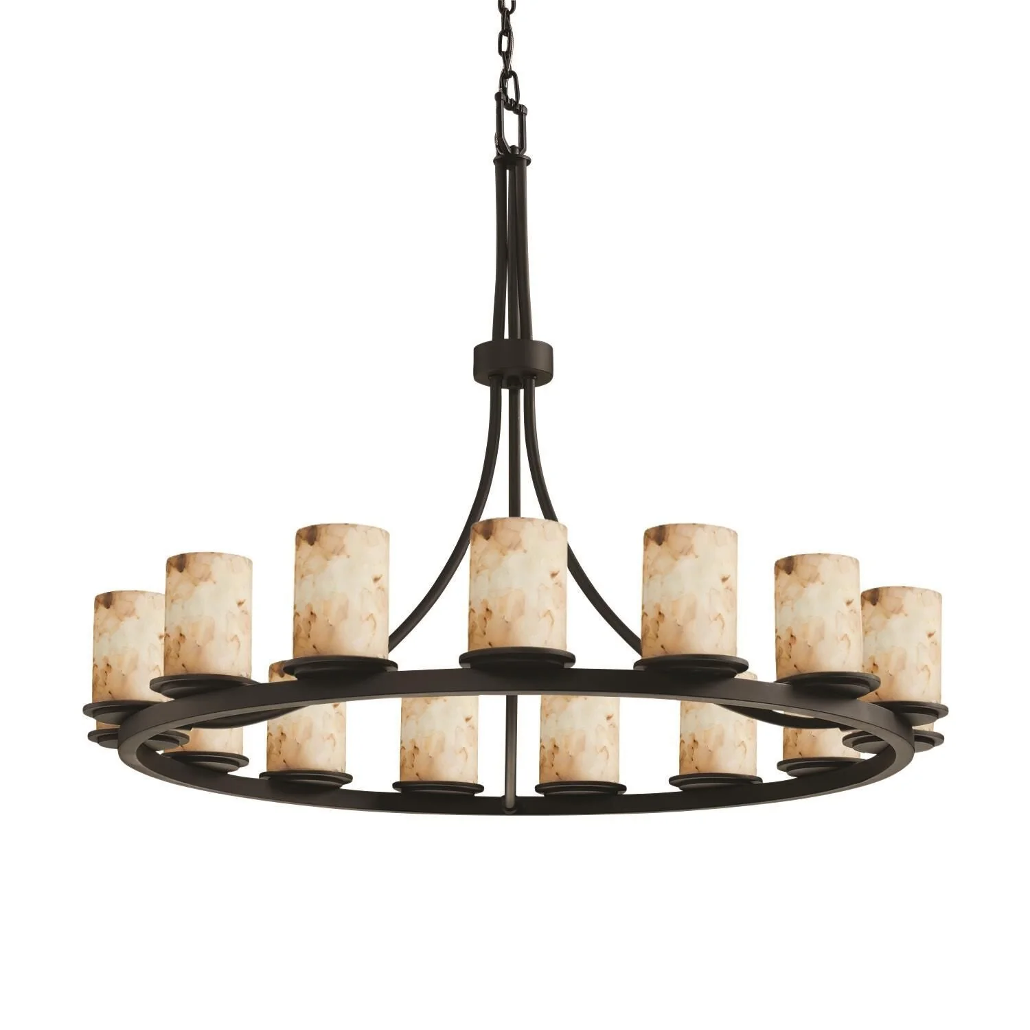 Justice Design Group Alabaster Rocks 60 Inch 21 Light Led Chandelier Cp441547 - Image 1