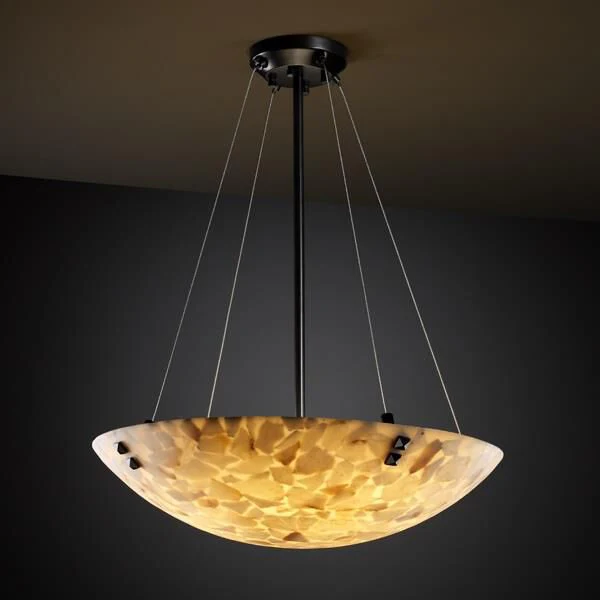 Justice Design Group Alabaster Rocks 39 Inch Large Pendant Cp124625 - Image 1