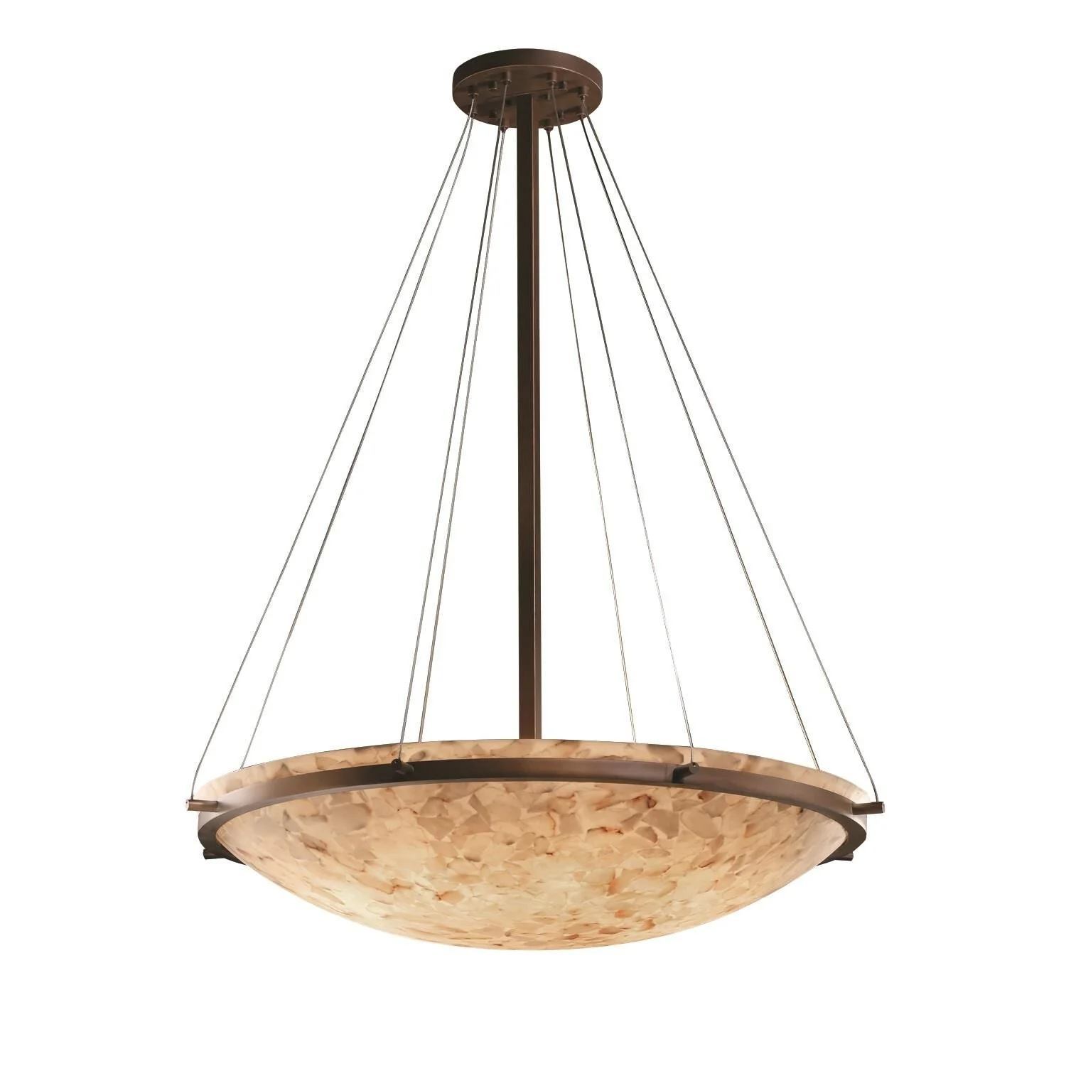 Justice Design Group Alabaster Rocks 51 Inch Large Pendant Cp124653 - Image 1