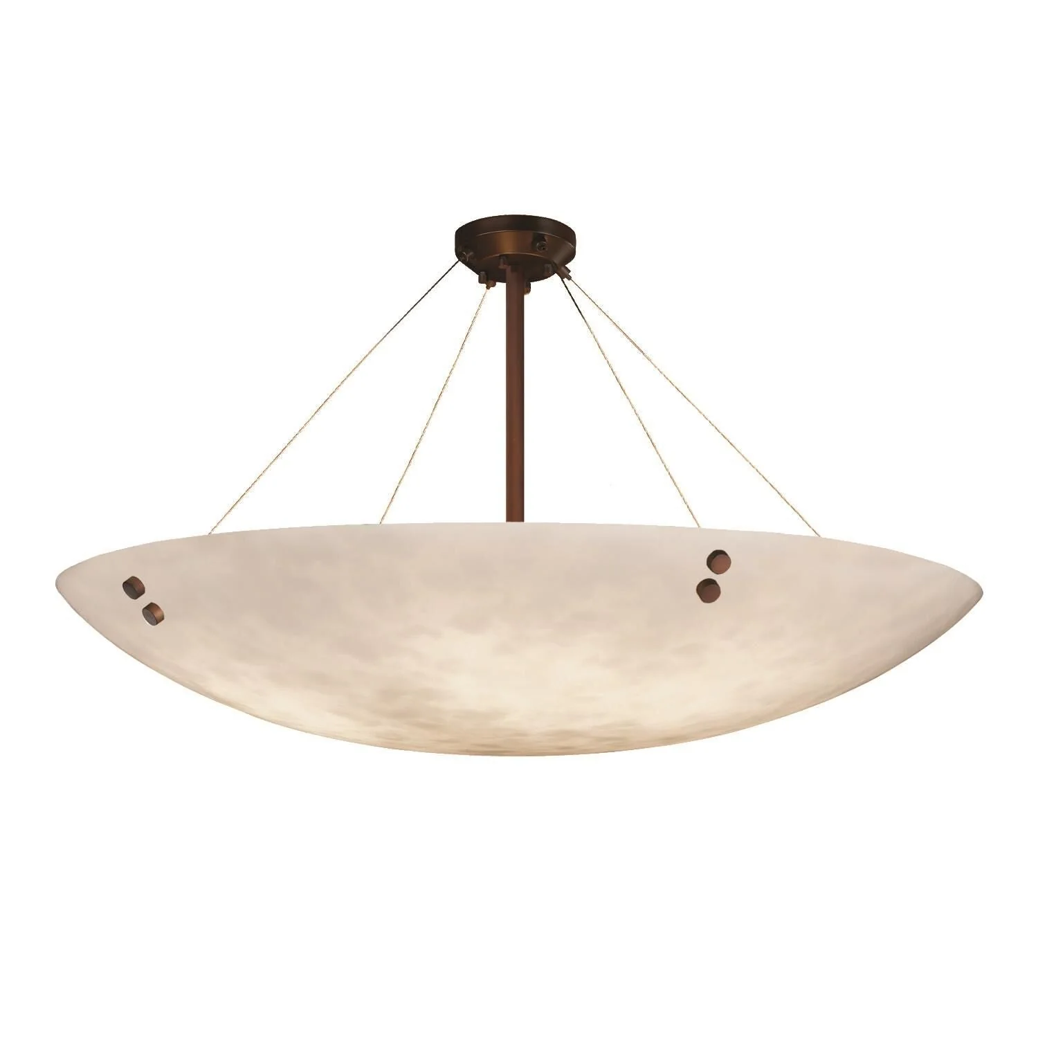 Justice Design Group Clouds 63 Inch 9 Light Led Semi Flush Mount Cp441704 - Image 1
