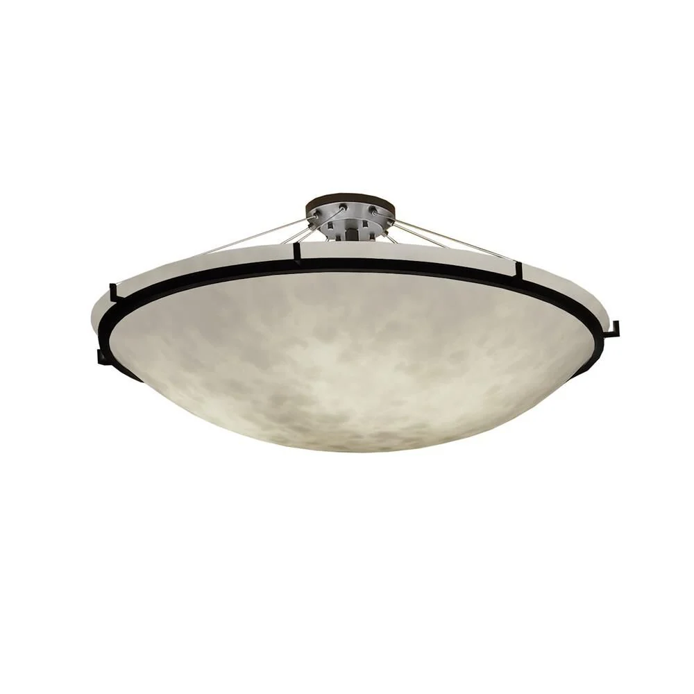 Justice Design Group Clouds 51 Inch 8 Light Semi Flush Mount Cp132248 - Image 1