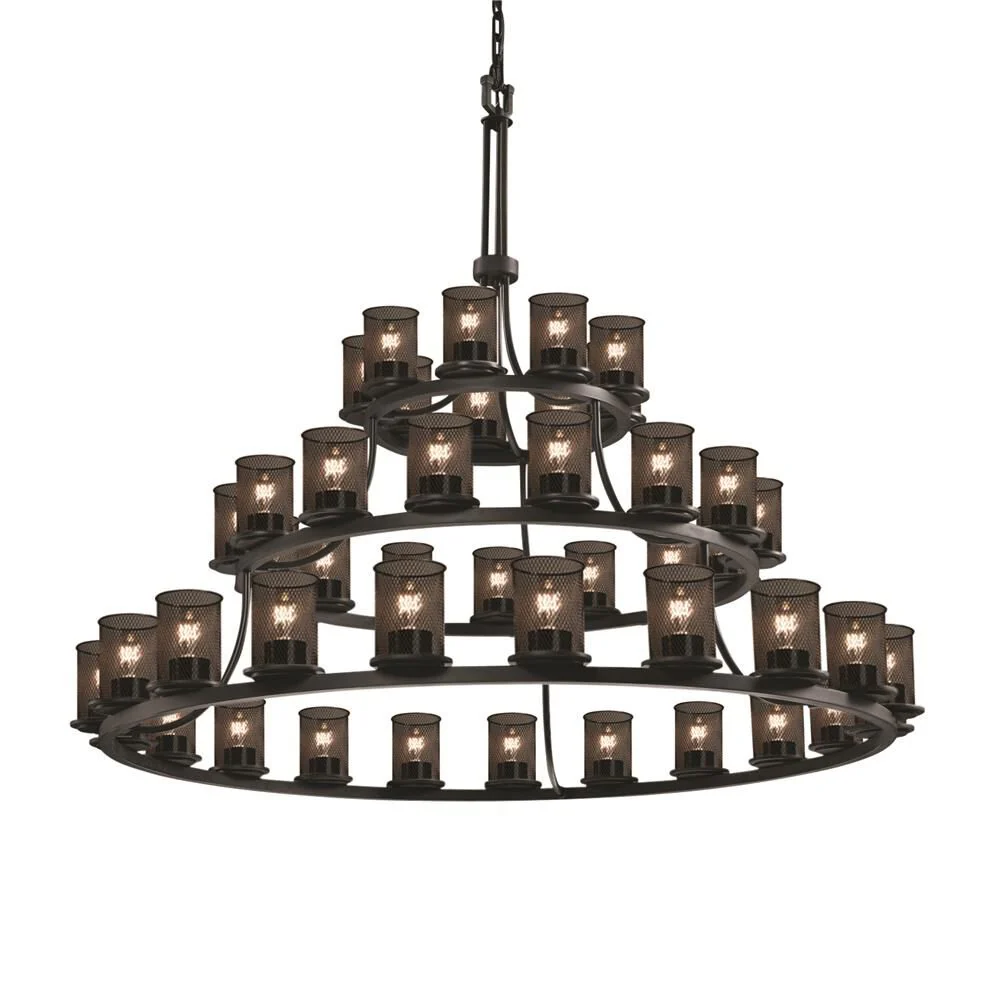 Justice Design Group Wire Mesh 60 Inch 45 Light Chandelier Cp441569 - Image 1
