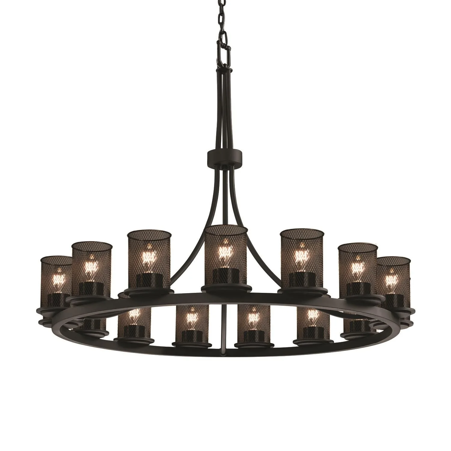 Justice Design Group Wire Mesh 42 Inch 15 Light Chandelier Cp441542 - Image 1