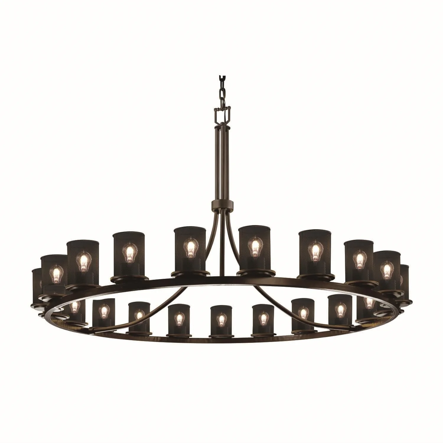 Justice Design Group Wire Mesh 60 Inch 21 Light Chandelier Cp157542 - Image 2