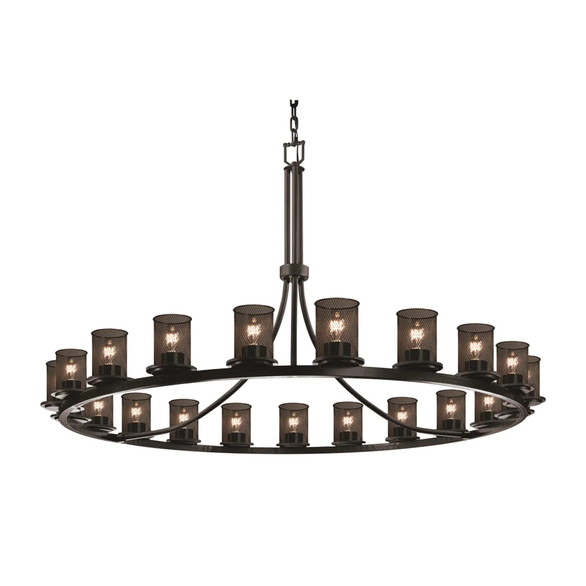 Justice Design Group Wire Mesh 60 Inch 21 Light Chandelier Cp157542 - Image 1