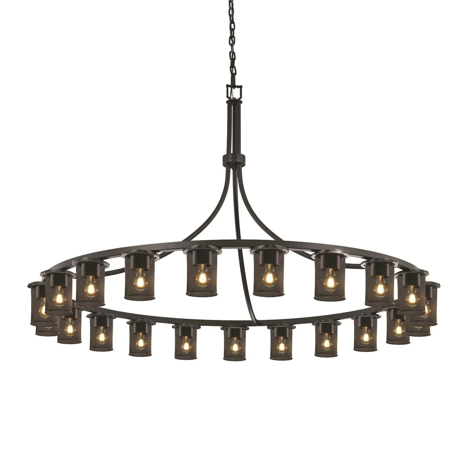 Justice Design Group Wire Mesh 60 Inch 21 Light Chandelier Cp486471 - Image 1