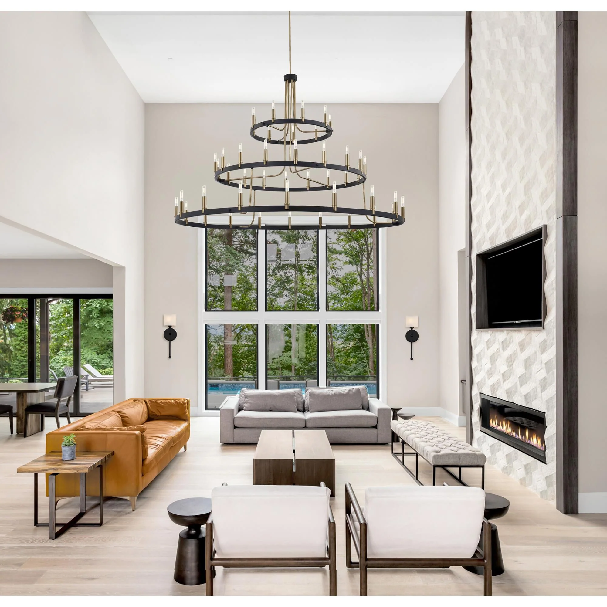 Justice Design Group Clayton 60 Inch 45 Light Led Chandelier Cp790136 - Image 3