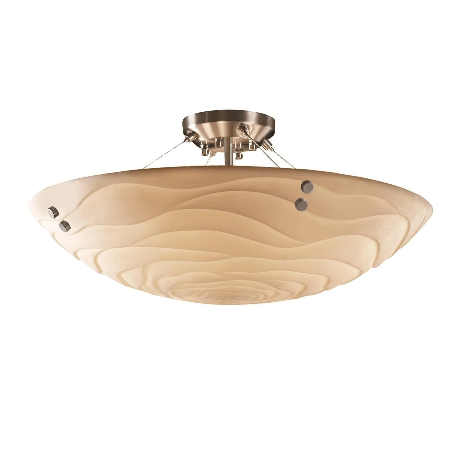 Justice Design Group Porcelina 51 Inch 8 Light Semi Flush Mount Cp167075 - Image 1
