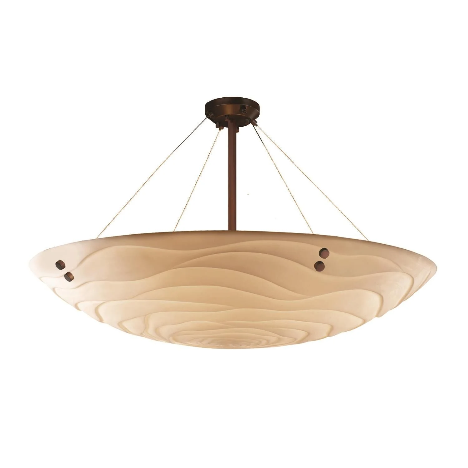 Justice Design Group Porcelina 63 Inch 9 Light Led Semi Flush Mount Cp441706 - Image 1