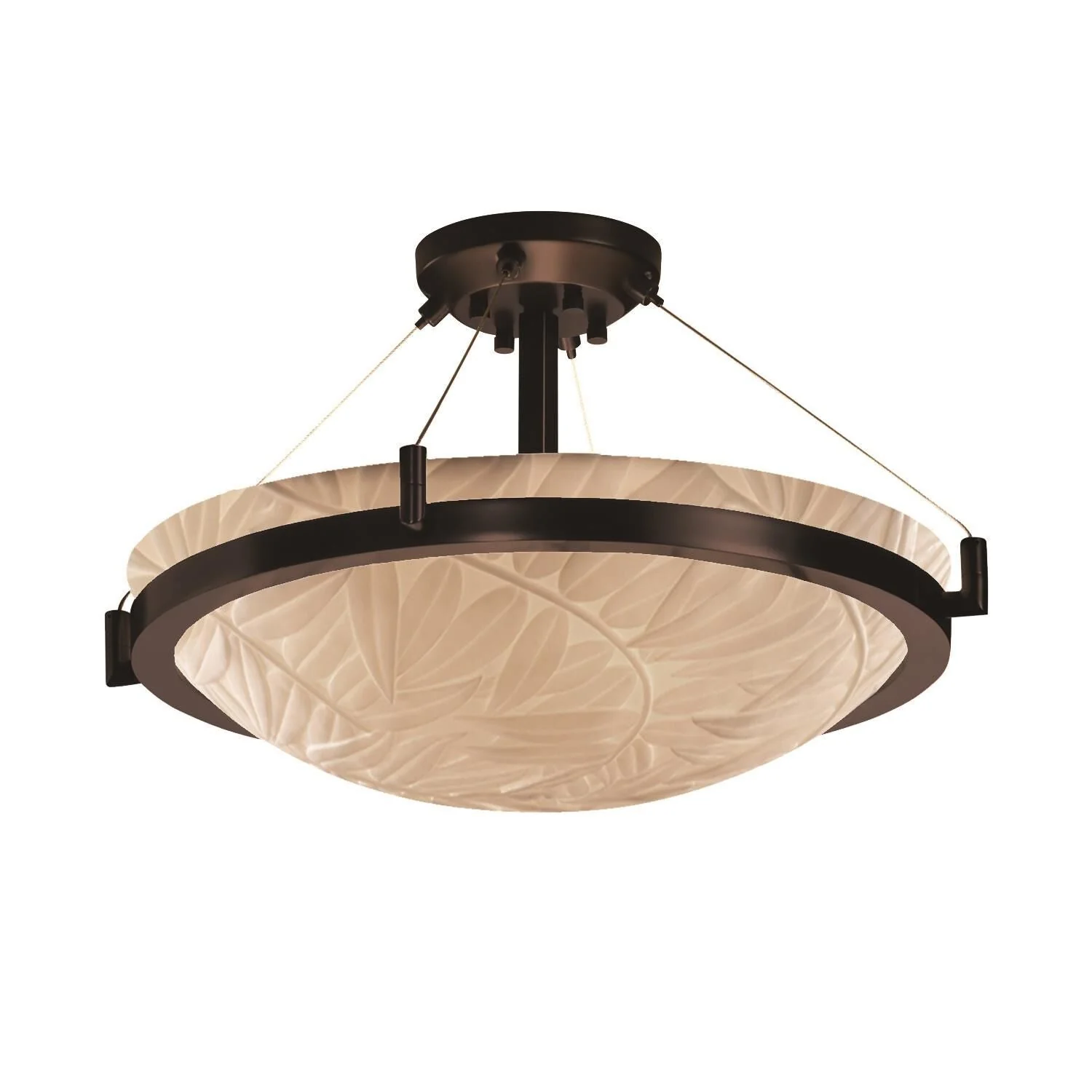 Justice Design Group Porcelina 39 Inch 8 Light Semi Flush Mount Cp167120 - Image 1