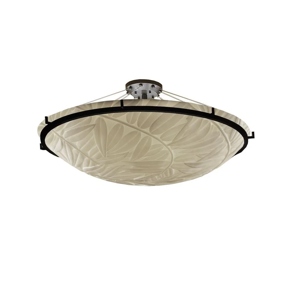 Justice Design Group Porcelina 51 Inch 8 Light Semi Flush Mount Cp167121 - Image 1