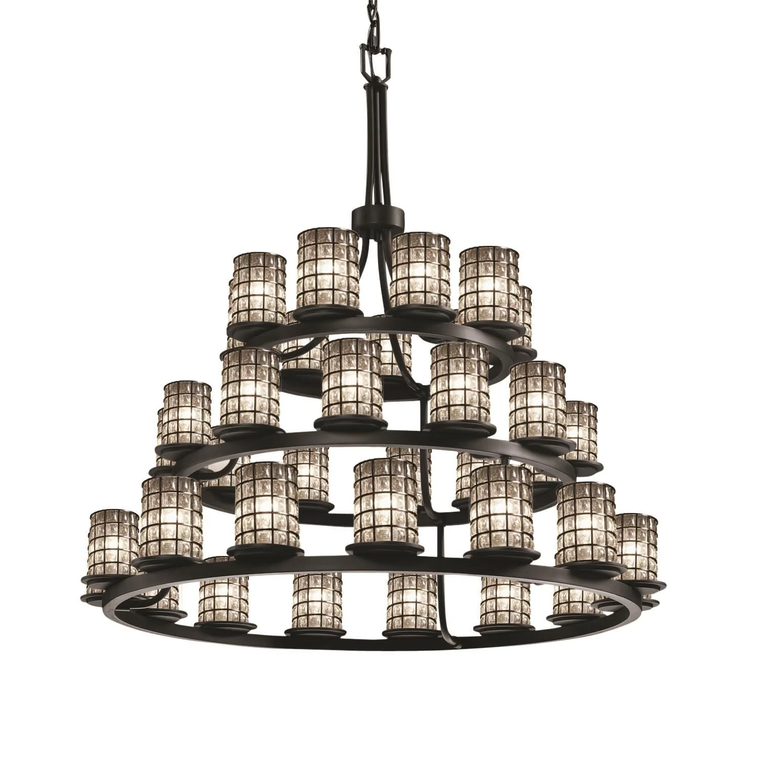 Justice Design Group Wire Glass Dakota 42 Inch 36 Light Chandelier Cp181188 - Image 2