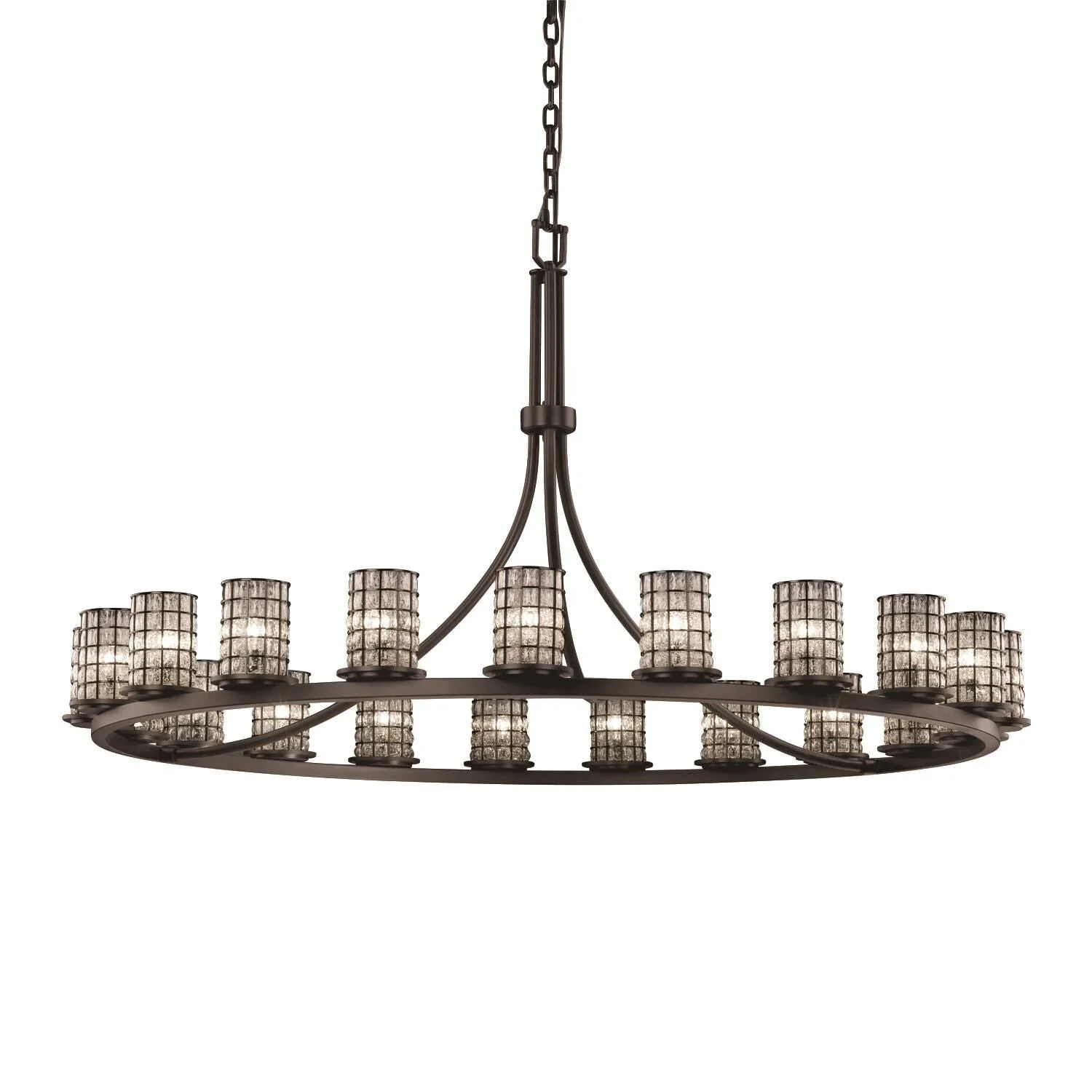 Justice Design Group Wire Glass 60 Inch 21 Light Chandelier Cp181192 - Image 2