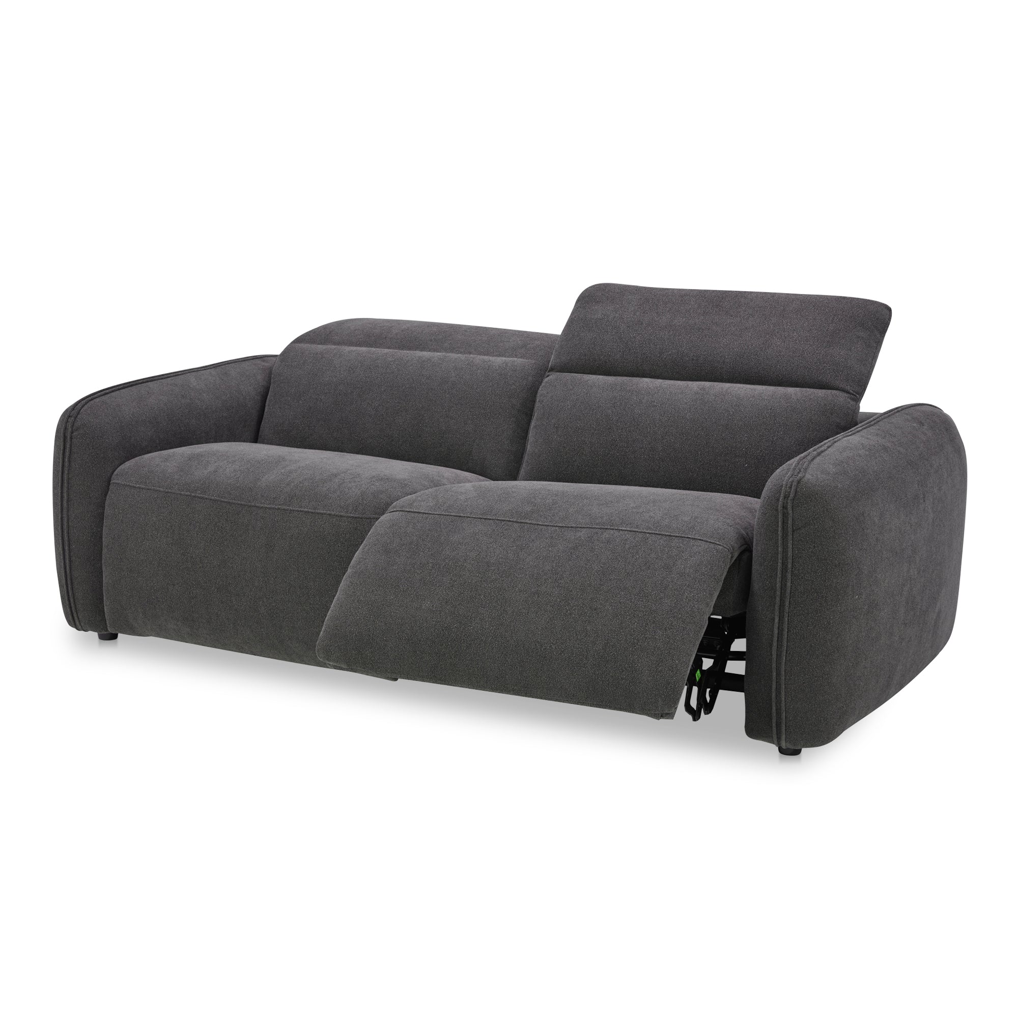 Moe's Home Collection Eli Dusk Grey Power Recliner Sofa - Image 2