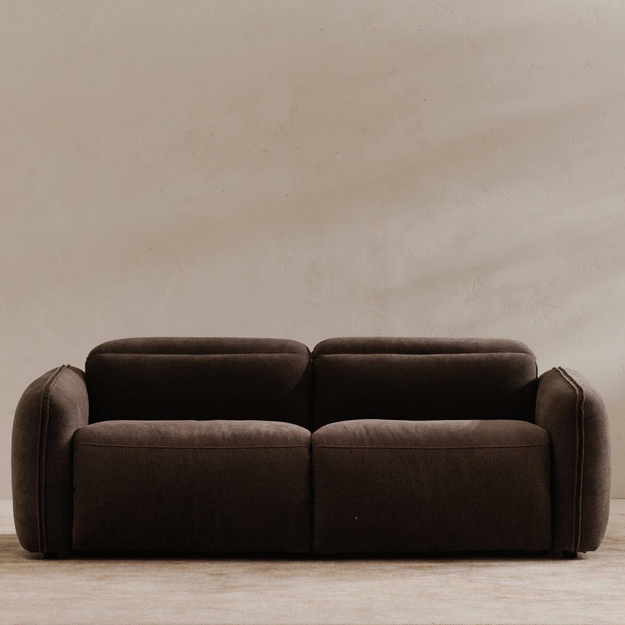 Moe’s Home Collection Eli Dusk Grey Power Recliner Sofa