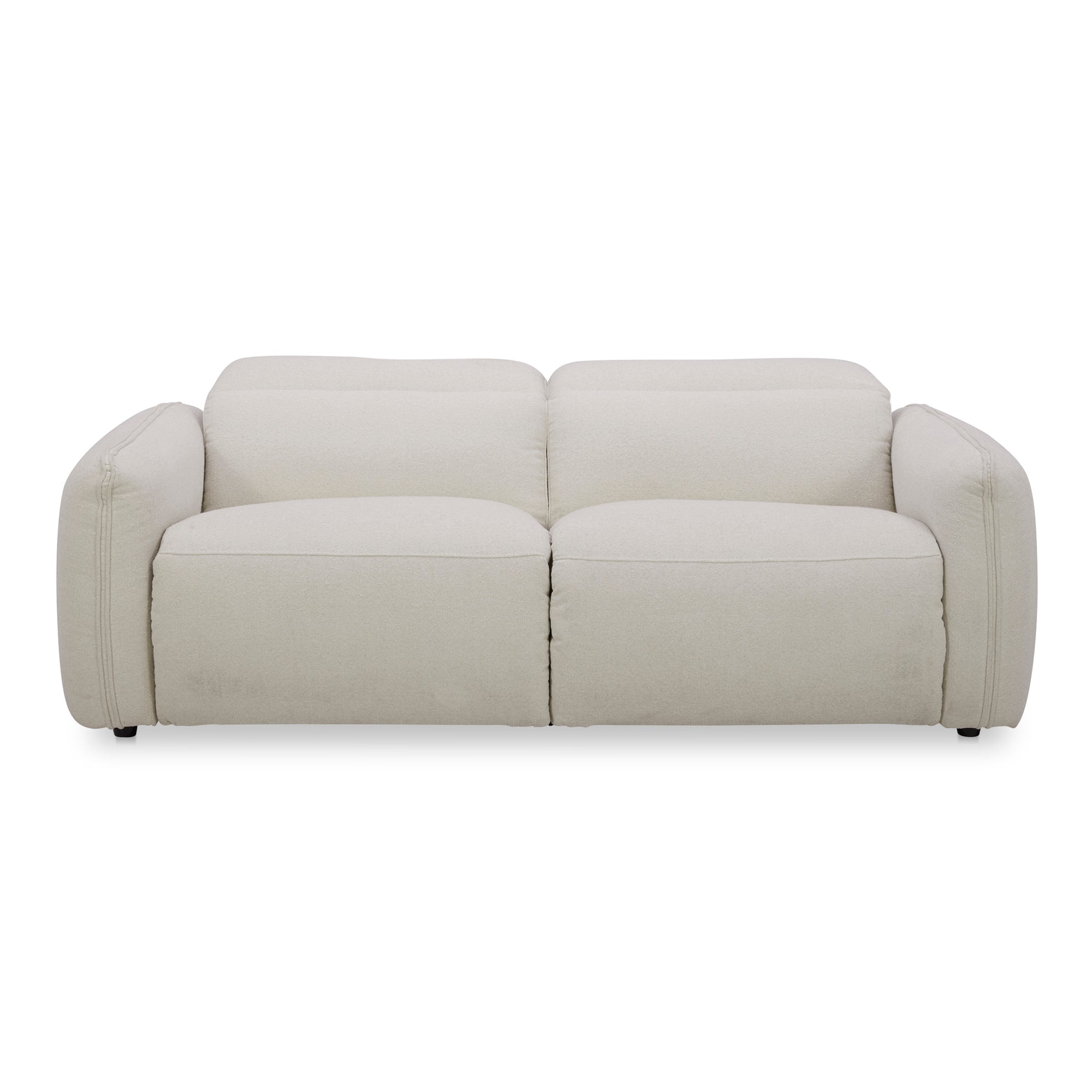 Moe's Home Collection Eli Warm White Power Recliner Sofa - Image 3