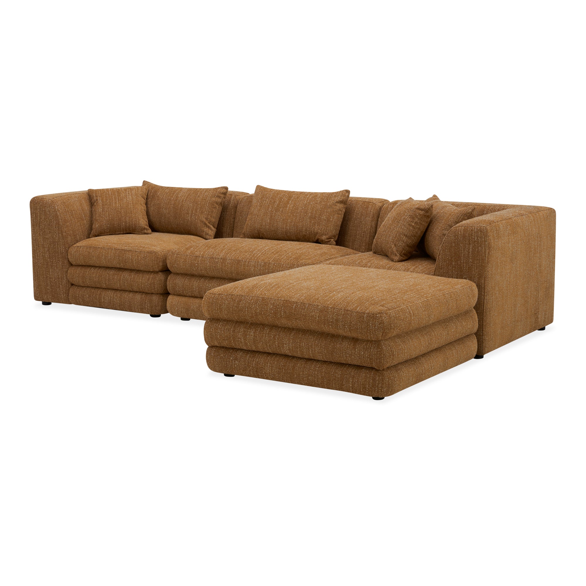 Moe's Home Collection Lowtide Lounge Amber Glow Modular Sectional - Image 2