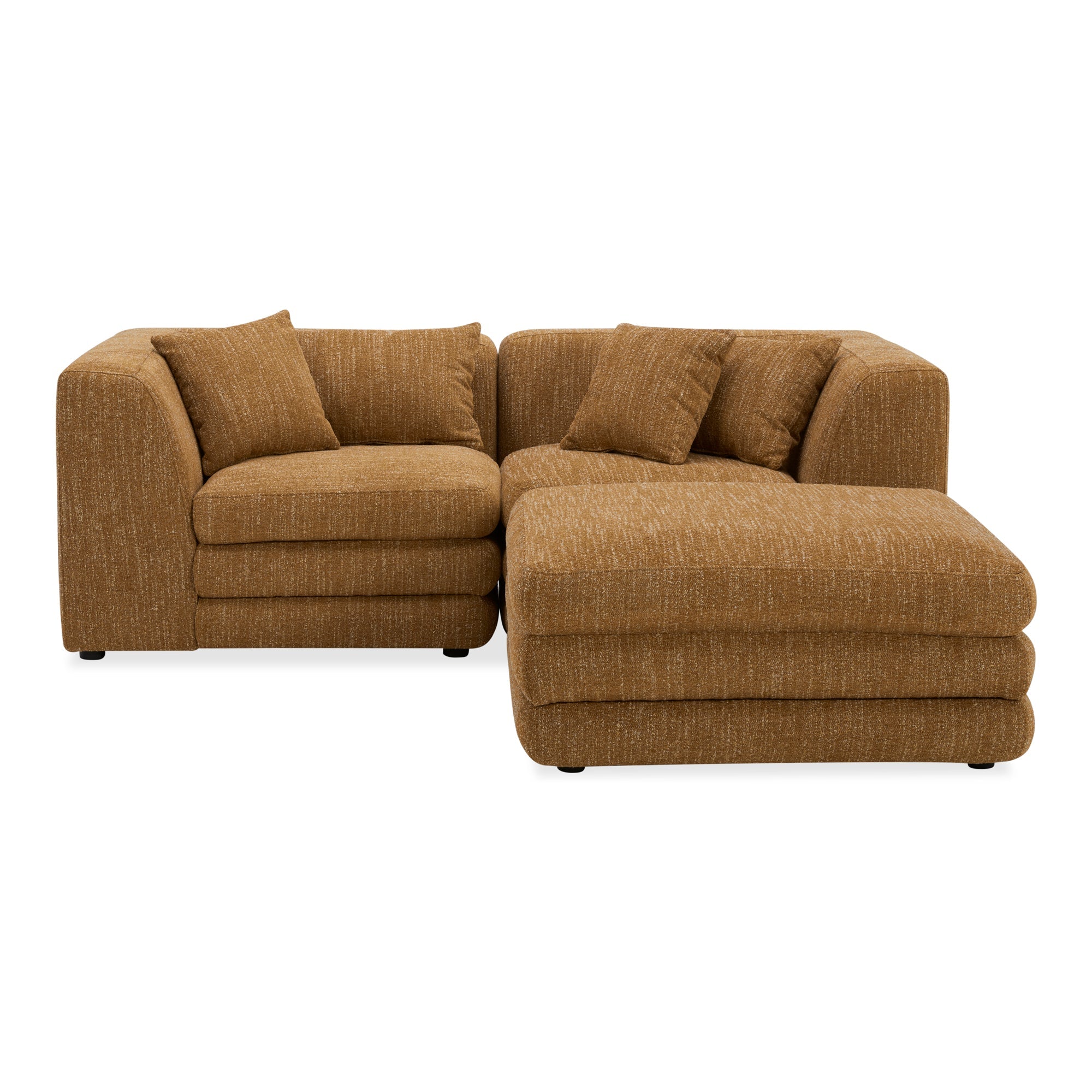 Moe's Home Collection Lowtide Nook Modular Amber Glow Sectional - Image 1