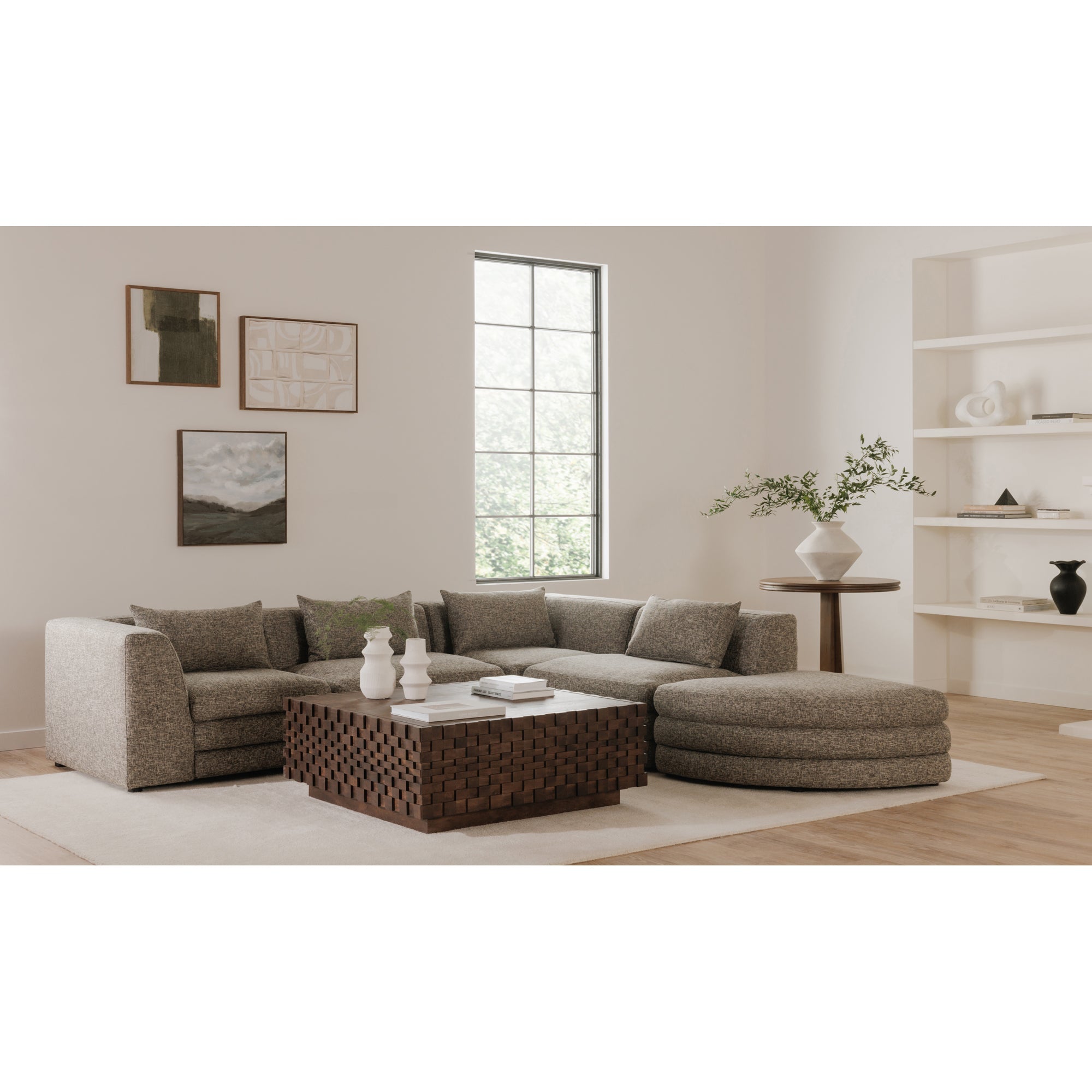 Moe’s Home Collection Lowtide Alcove Modular Sectional