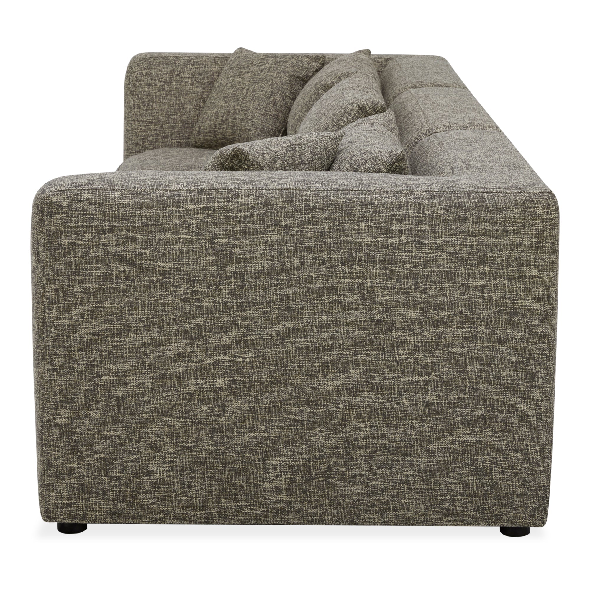 Moe's Home Collection Lowtide Modular Stone Tweed Sofa - Image 3