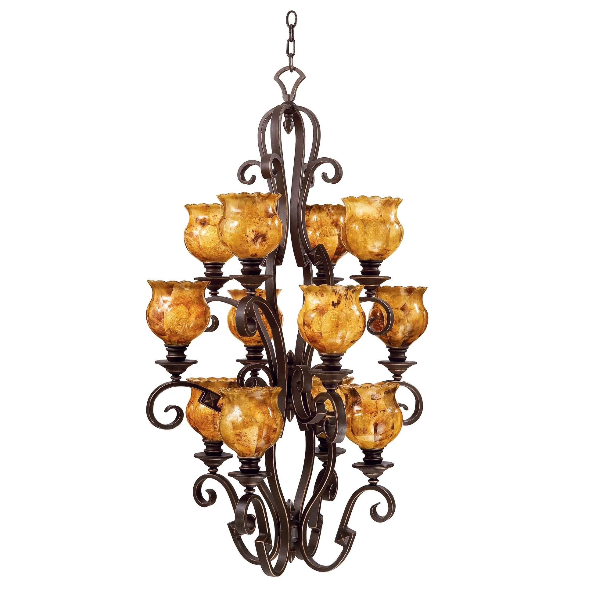 Kalco Lighting Ibiza 29 Inch 12 Light Chandelier Cp62062 - Image 1
