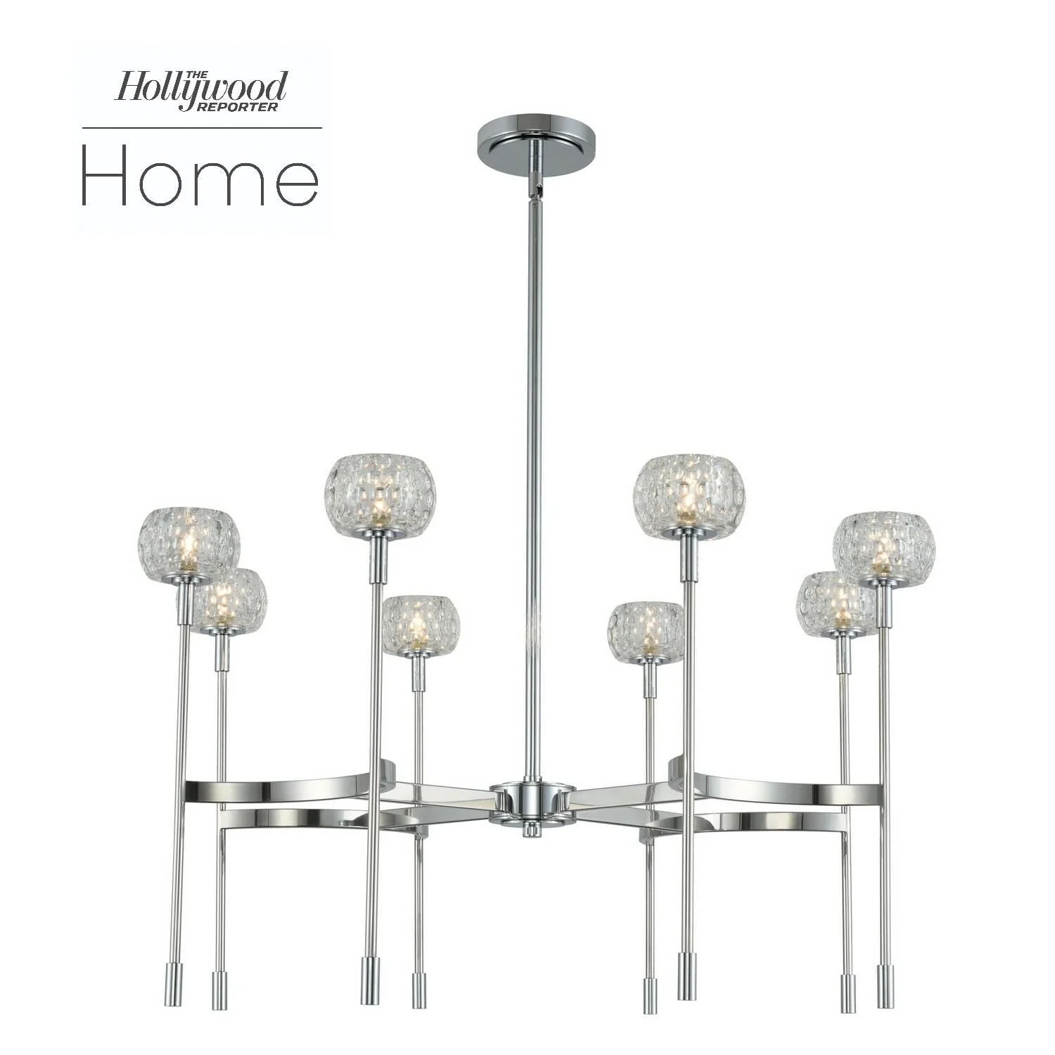 Kalco Lighting Mae 32 Inch 8 Light Led Chandelier Cp381842 - Image 1