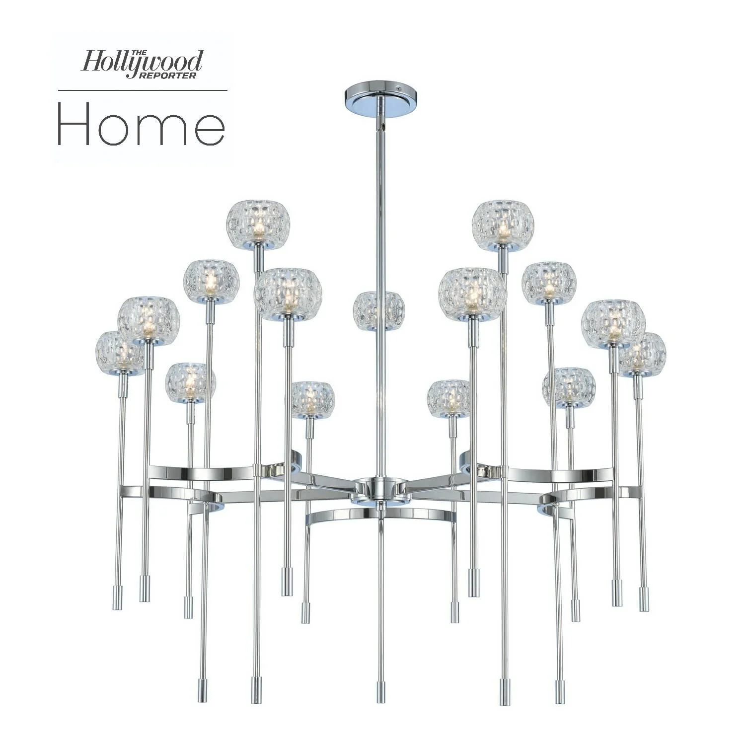 Kalco Lighting Mae 38 Inch 15 Light Led Chandelier Cp381843 - Image 1