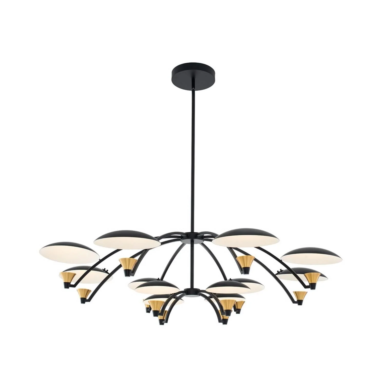 Kalco Lighting Redding 45 Inch 12 Light Led Chandelier Cp539883 - Image 1