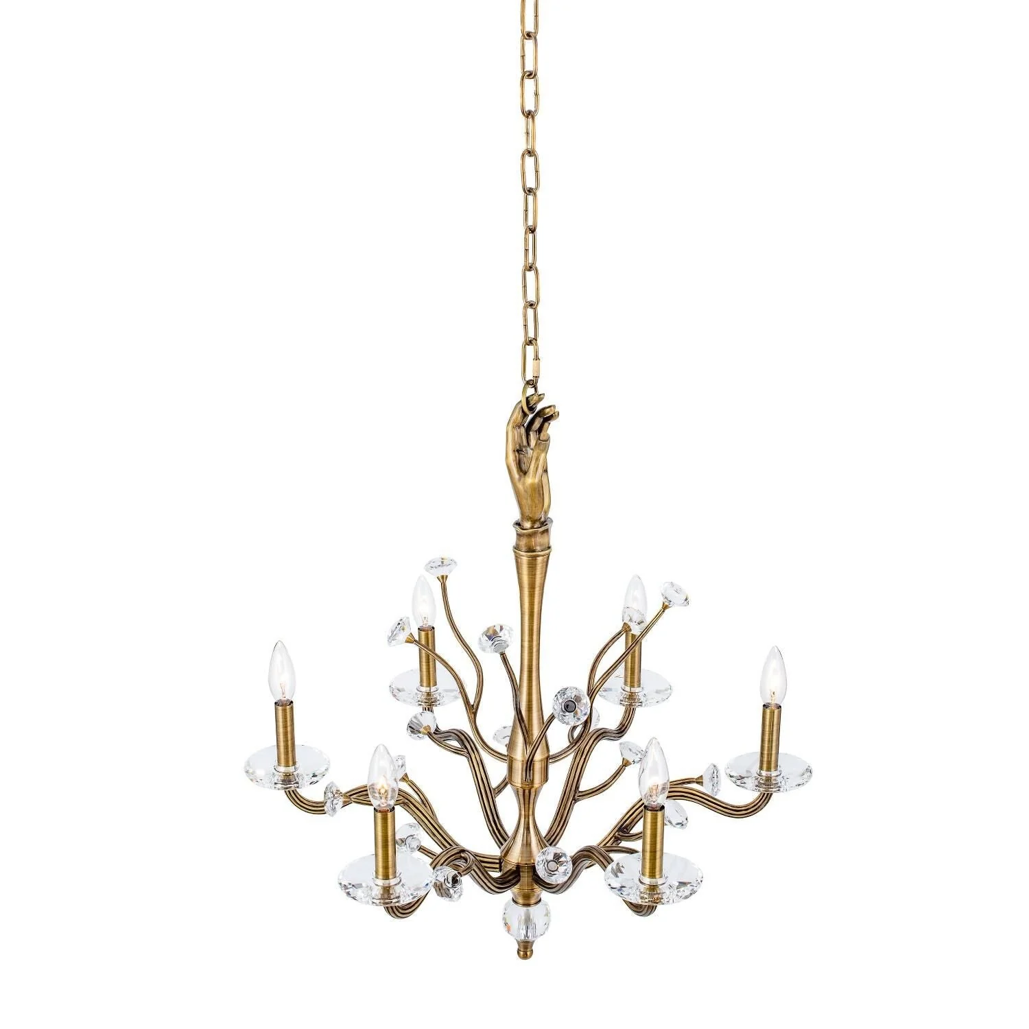 Kalco Lighting Venus 26 Inch 6 Light Chandelier Cp786903 - Image 1