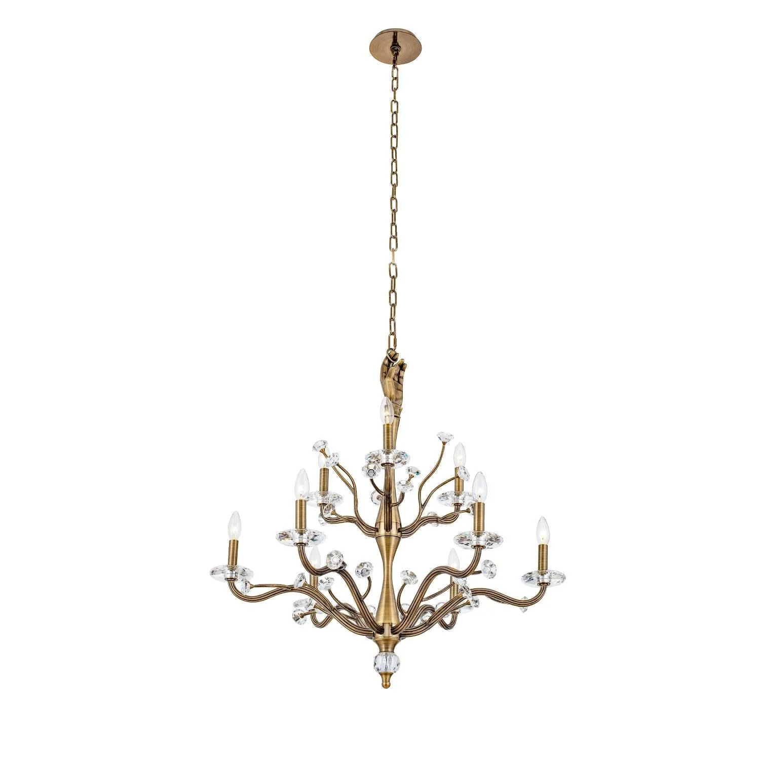 Kalco Lighting Venus 32 Inch 9 Light Chandelier Cp786905 - Image 1