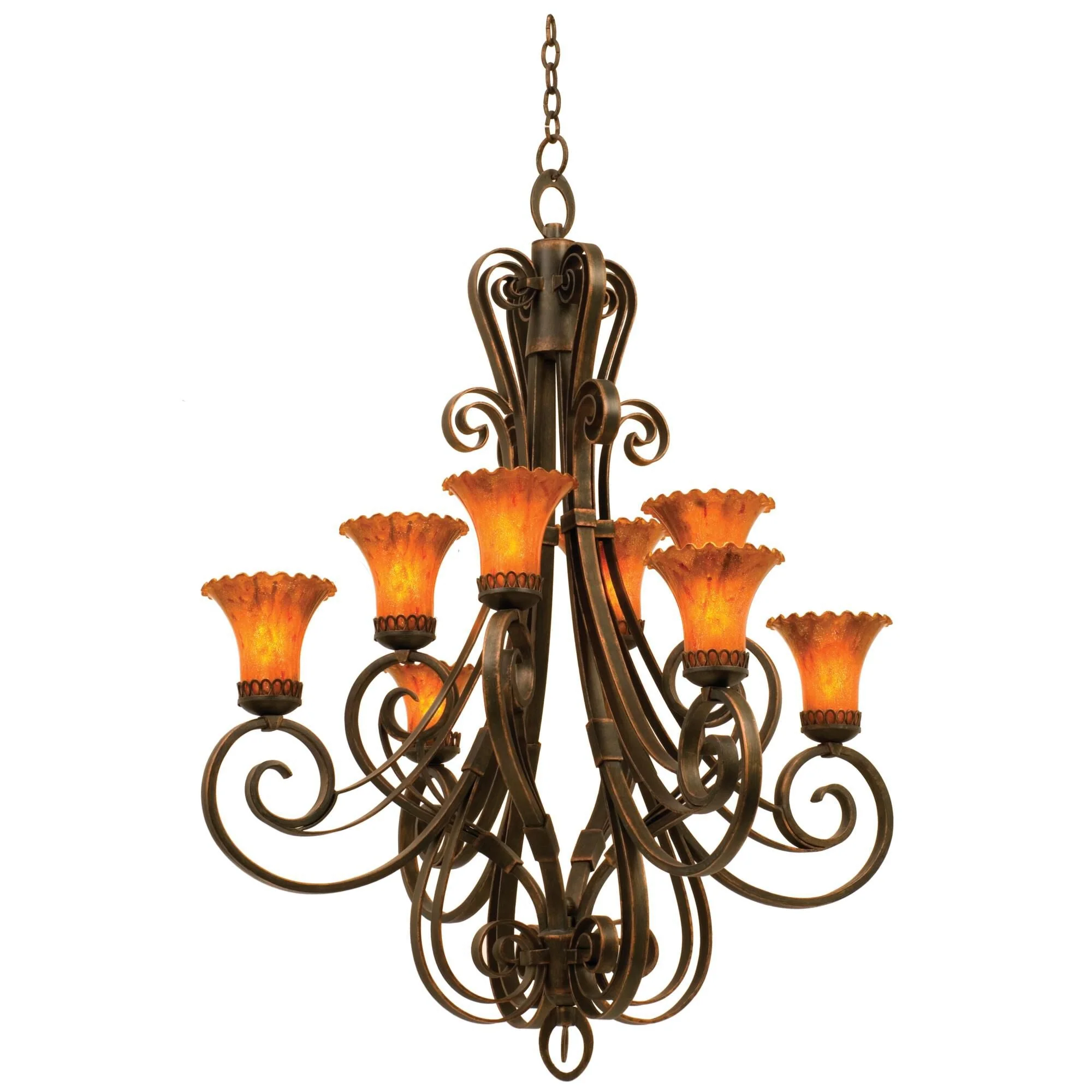 Kalco Lighting Mirabelle 41 Inch 8 Light Chandelier Cp77843 - Image 1