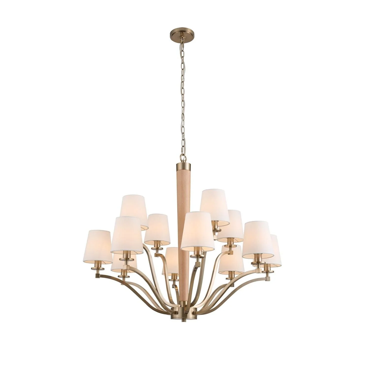 Kalco Lighting Curva 12 Light Chandelier Cp786928 - Image 1