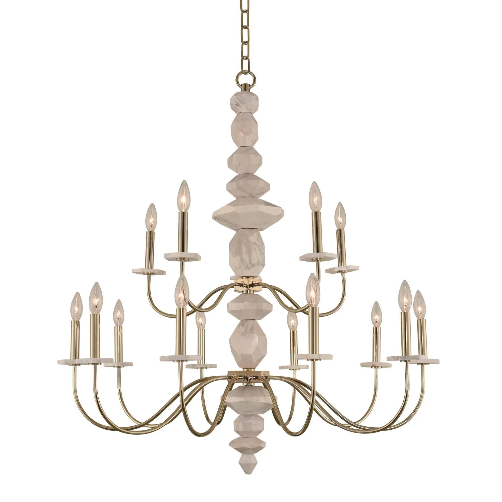 Kalco Lighting Carrara 40 Inch 15 Light Chandelier Cp47997 - Image 1