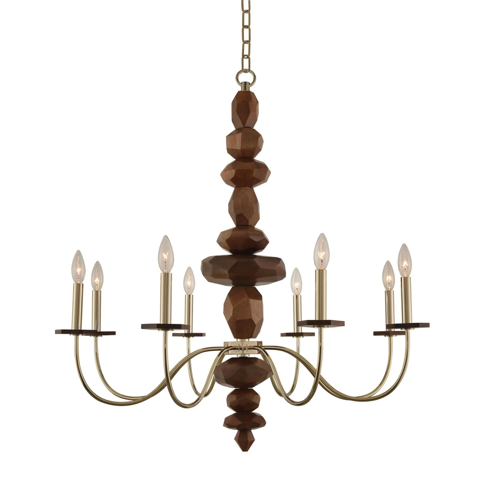 Kalco Lighting Lassen 34 Inch 8 Light Chandelier Cp48019 - Image 1