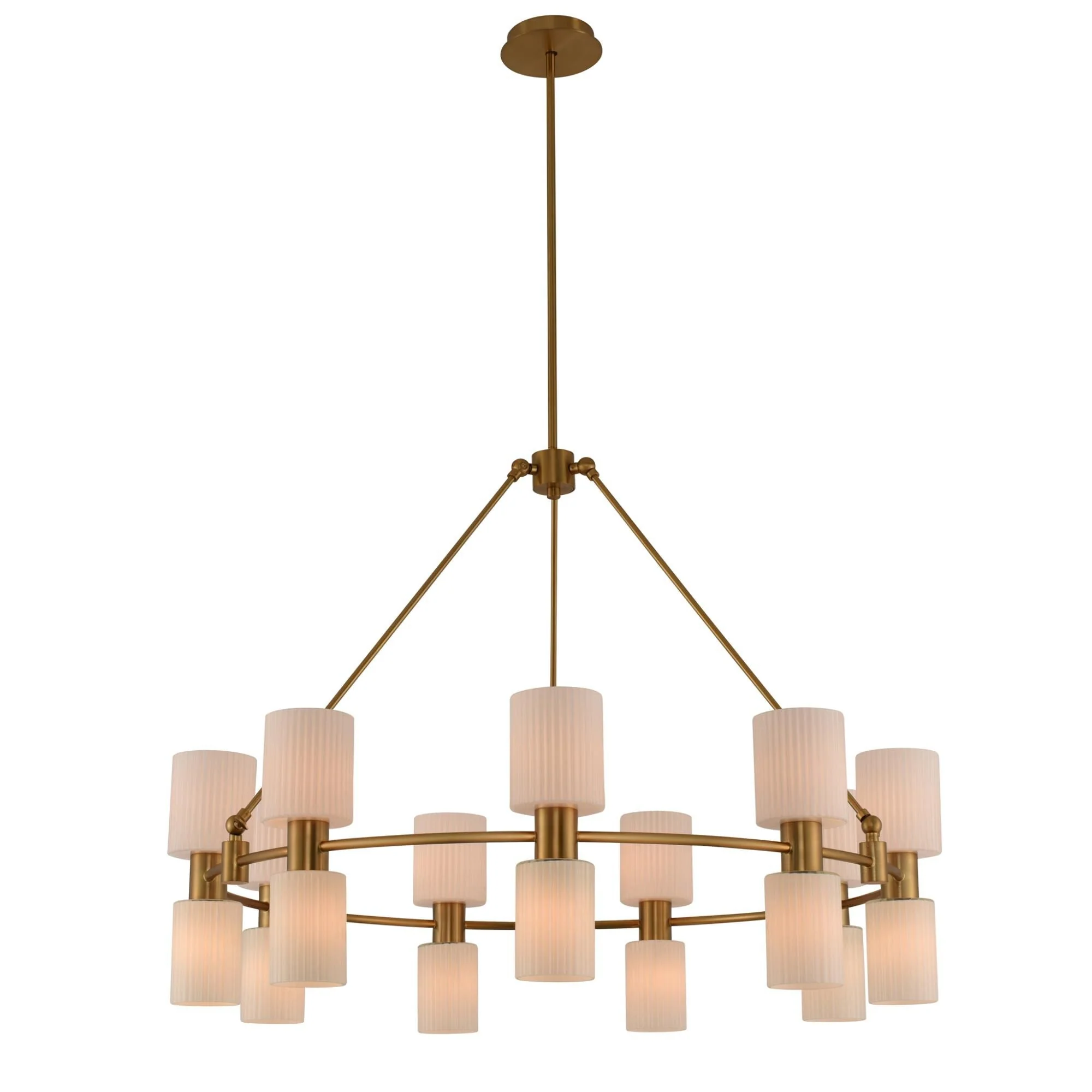 Kalco Lighting Harlowe 40 Inch 12 Light Chandelier Cp48482 - Image 1