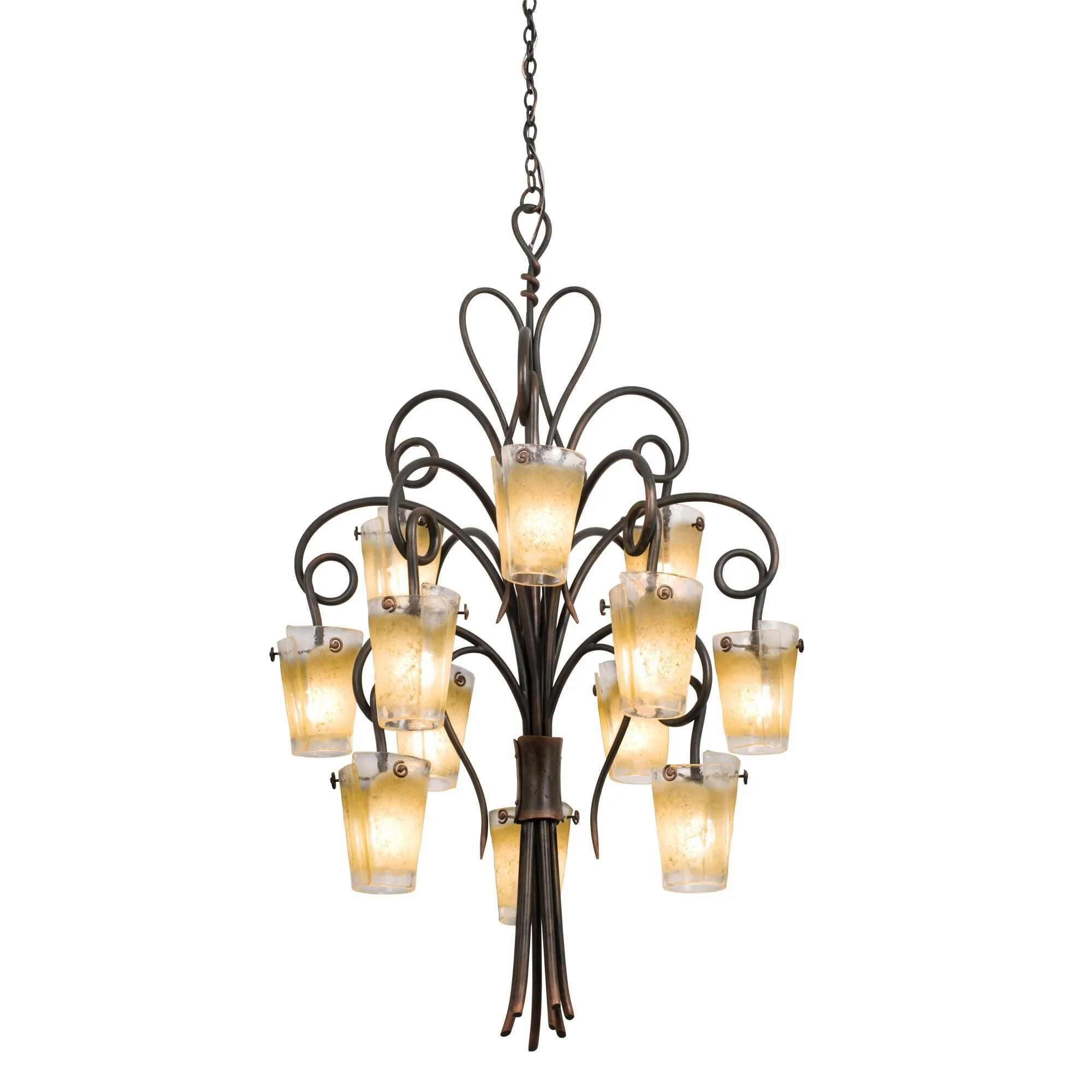 Kalco Lighting Tribecca 36 Inch 12 Light Chandelier Cp66002 - Image 1