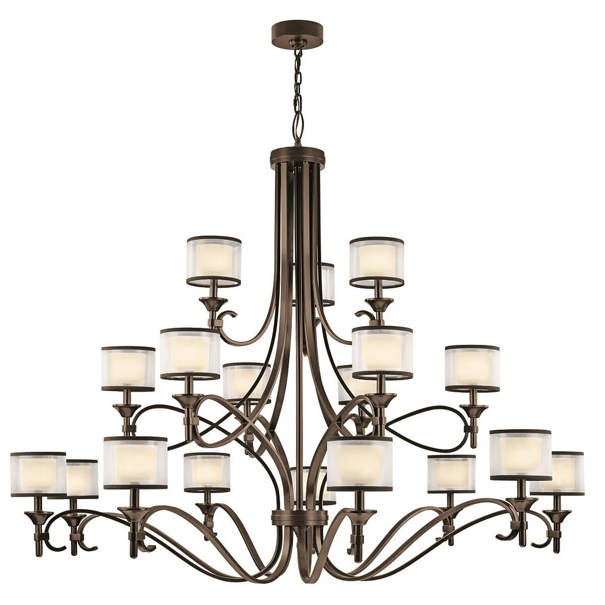 Kichler Lighting Lacey 62 Inch 18 Light Chandelier Cp65315 - Image 3