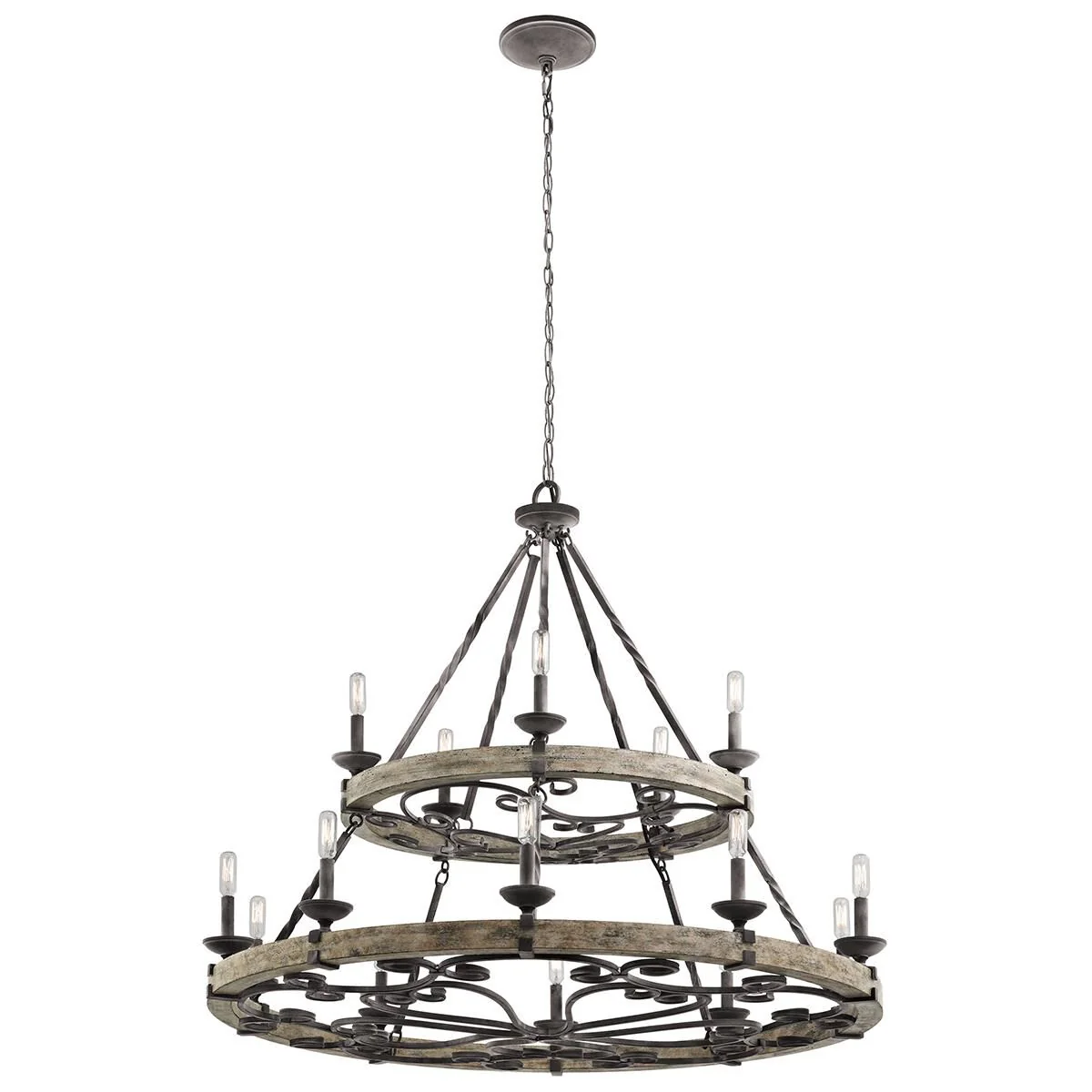 Kichler Lighting Taulbee 44 Inch 15 Light Chandelier Cp67312 - Image 2