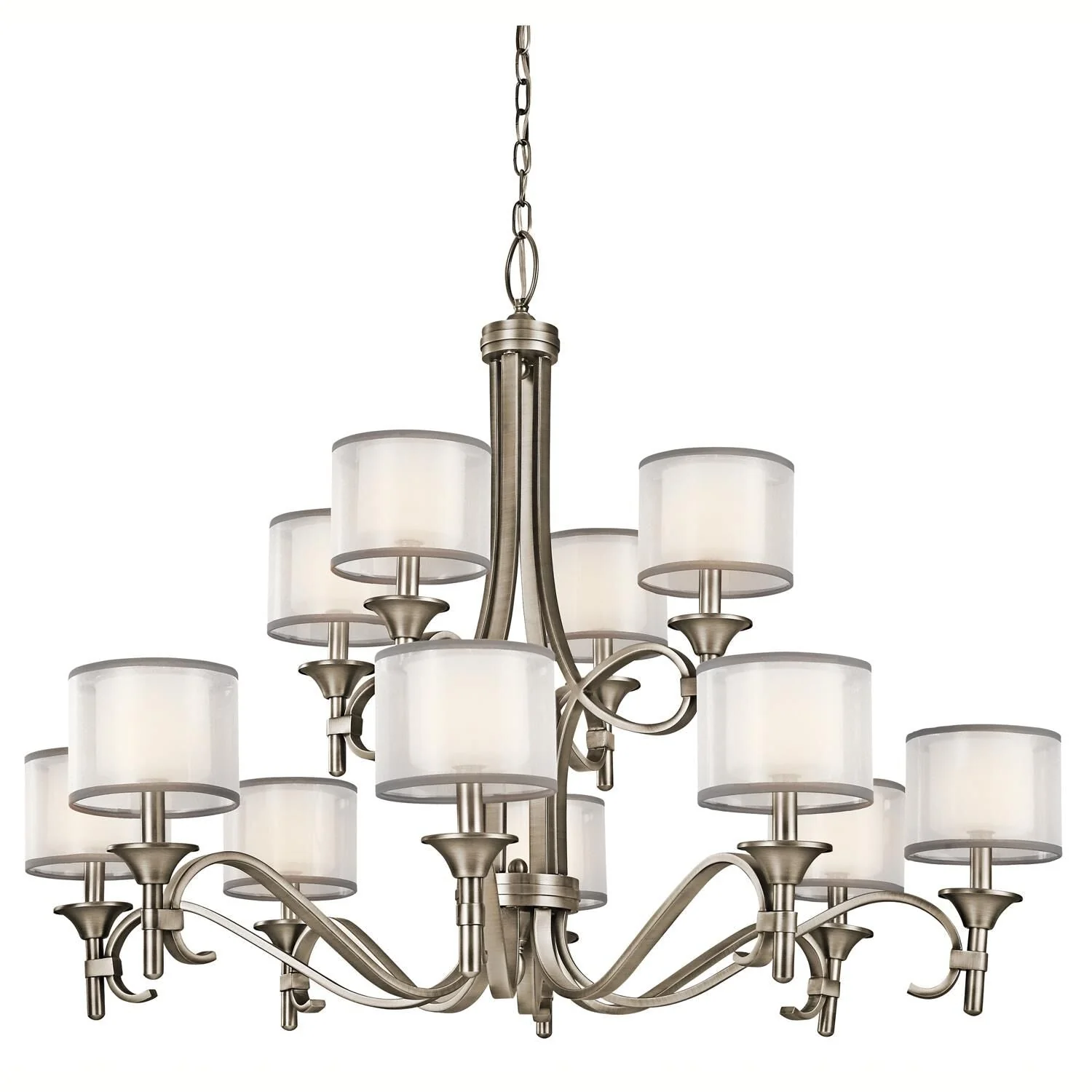 Kichler Lighting Lacey 42 Inch 12 Light Chandelier Cp65297 - Image 2