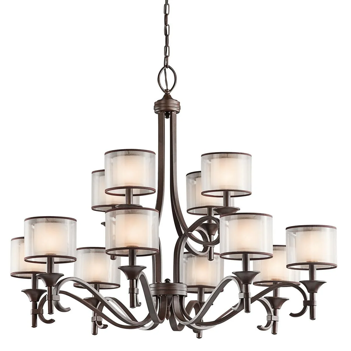 Kichler Lighting Lacey 42 Inch 12 Light Chandelier Cp65297 - Image 3