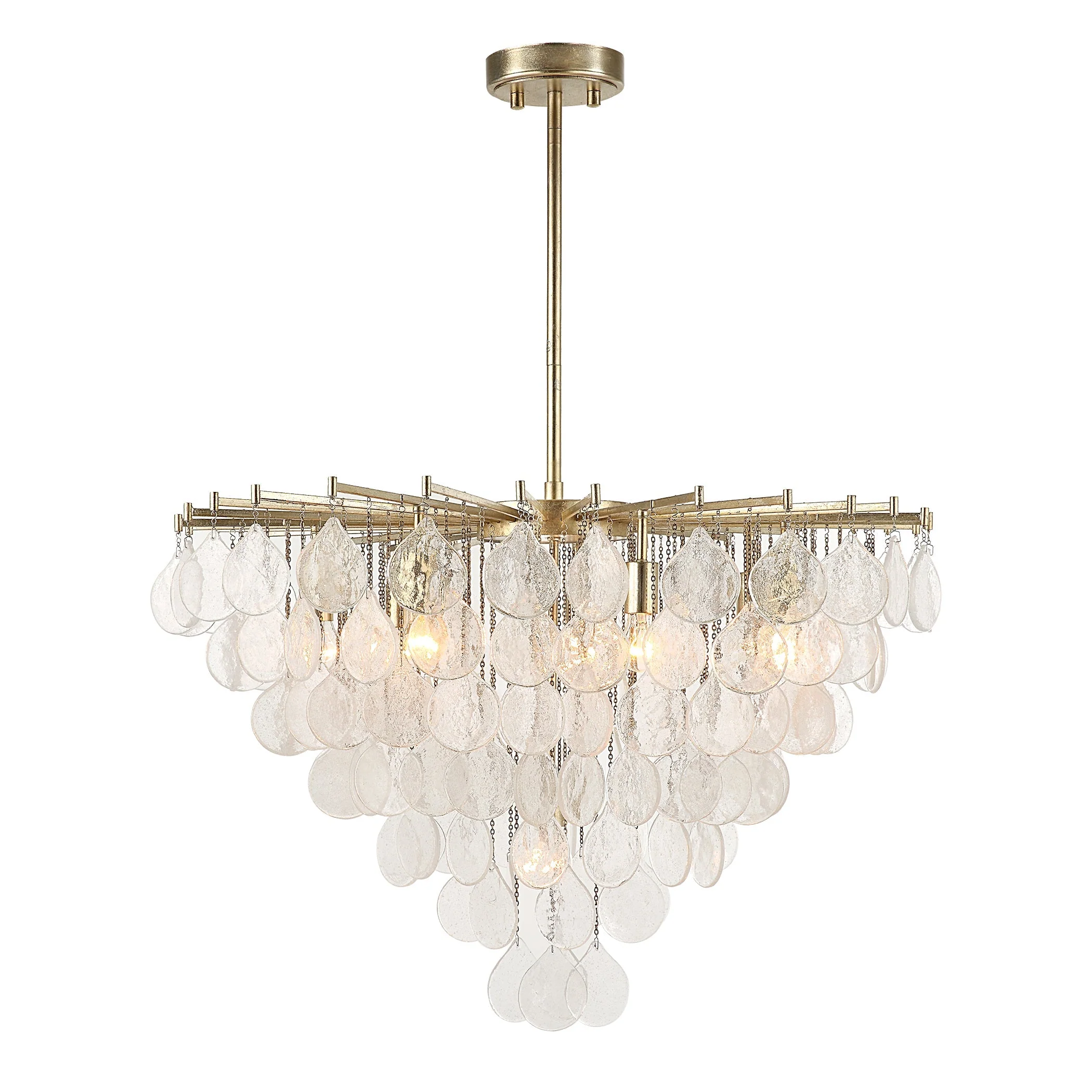 Uttermost Goccia 8 Light Tear Drop Glass Pendant - Image 3