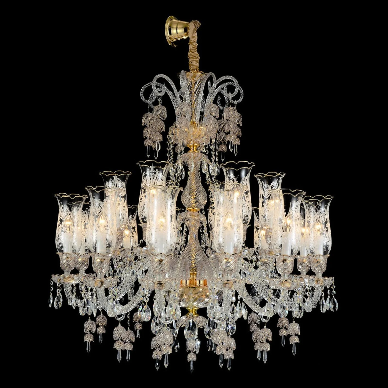 Michael Amini Lighting Garnier 18 Light Chandelier - Image 1