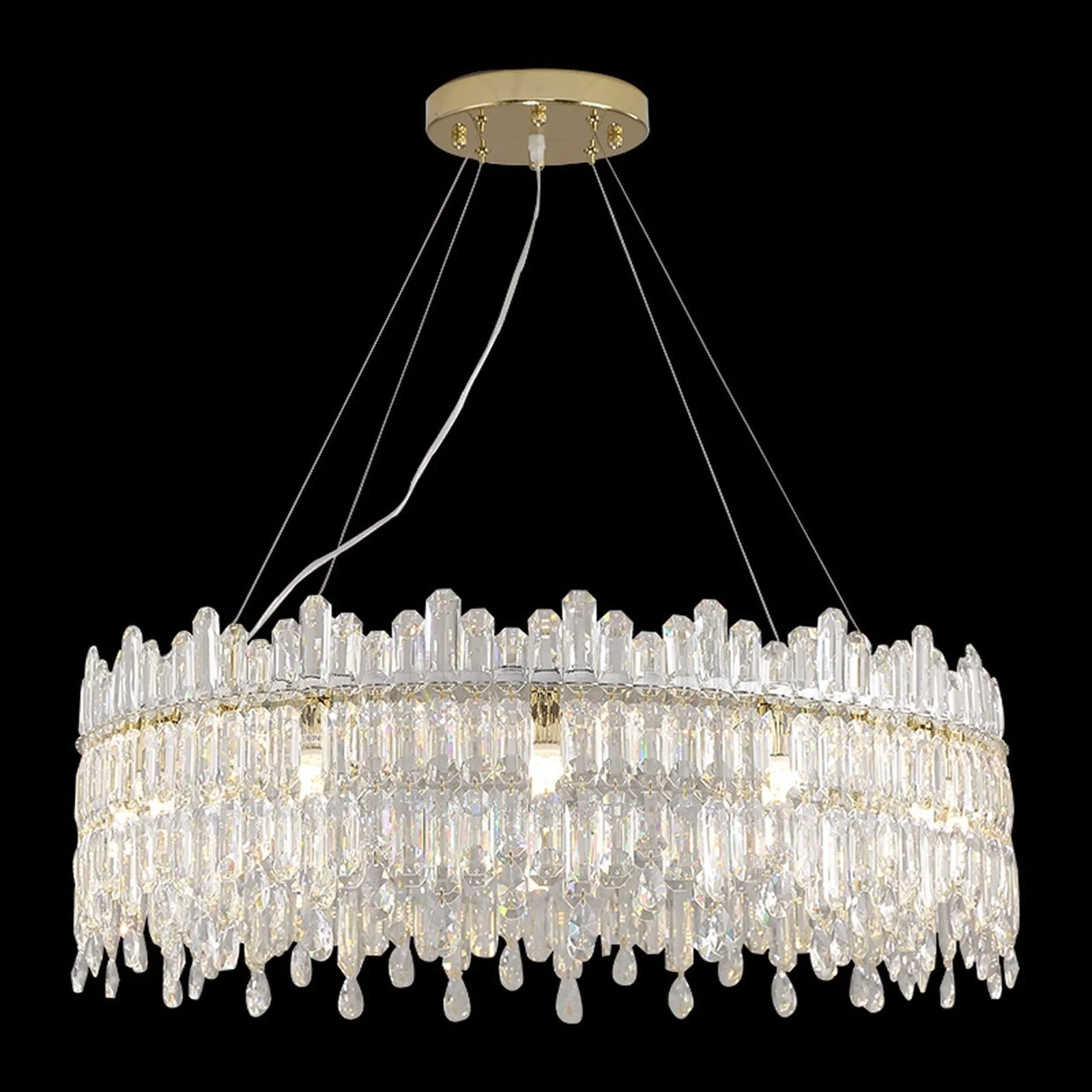 Michael Amini Royal Crown 12 Light Chandelier - Image 1