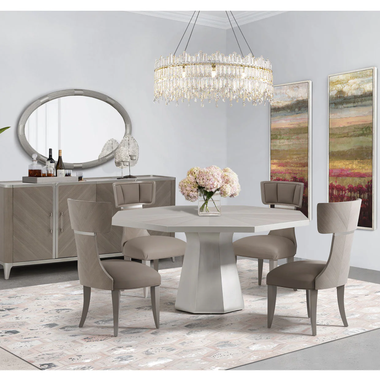 Michael Amini Royal Crown 12 Light Chandelier - Image 2