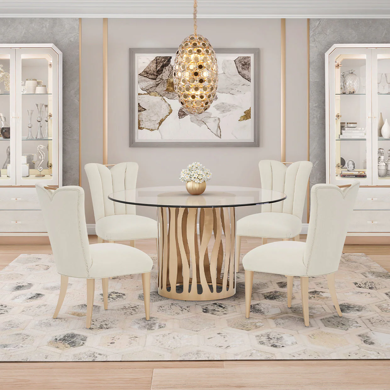 Michael Amini Lighting Pendant 14 Light Chandelier - Image 2
