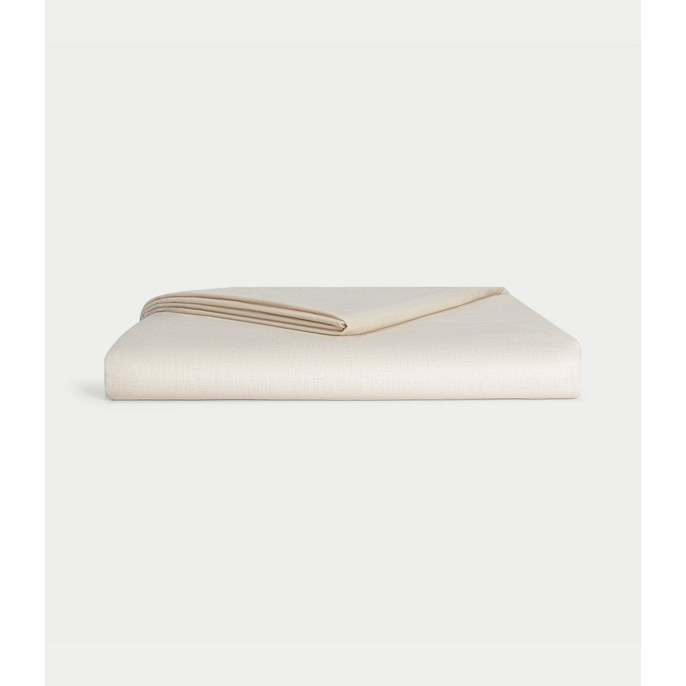 Cozy Earth Linen Bamboo Flat Sheet Available in Queen and King Sizes - Image 3