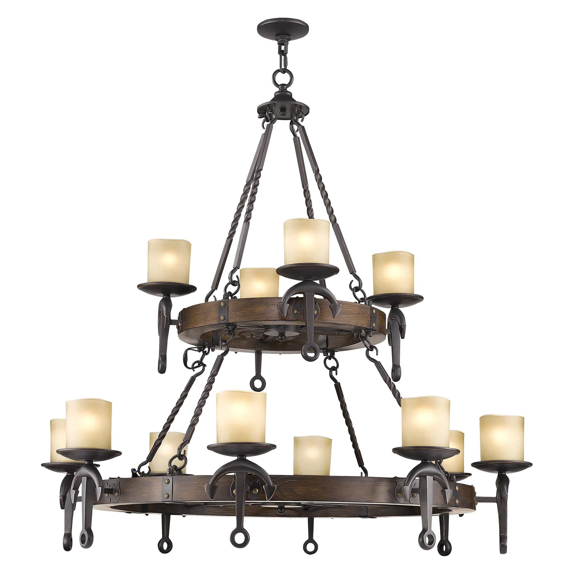 Livex Lighting Cape May 48 Inch 12 Light Chandelier Cp71671 - Image 2