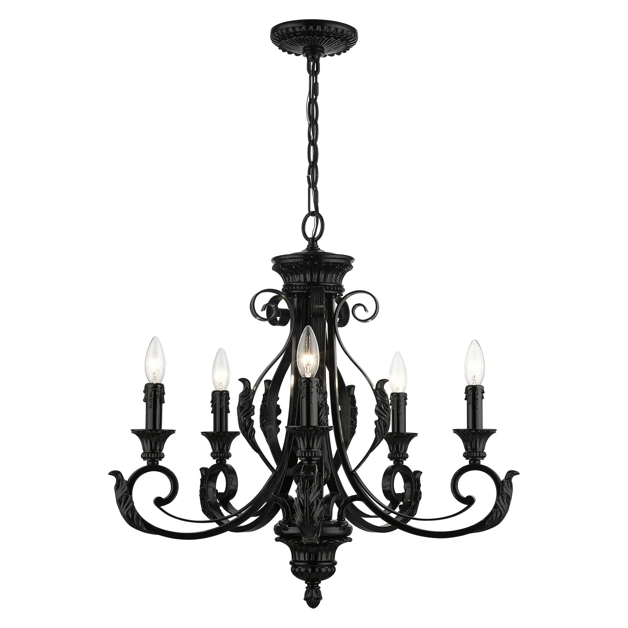 Livex Lighting Valencia 25 Inch 5 Light Chandelier Cp786038 - Image 1